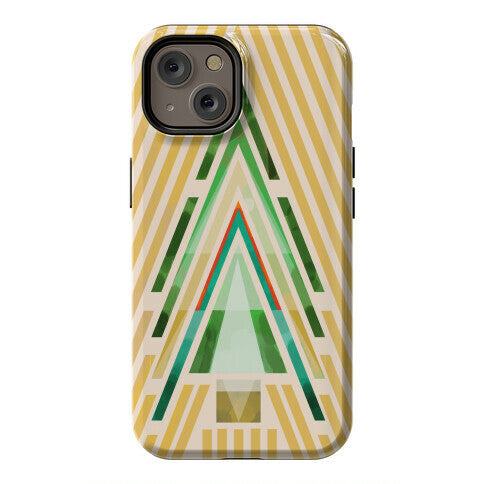 Geometric Summer Tree Phone Case